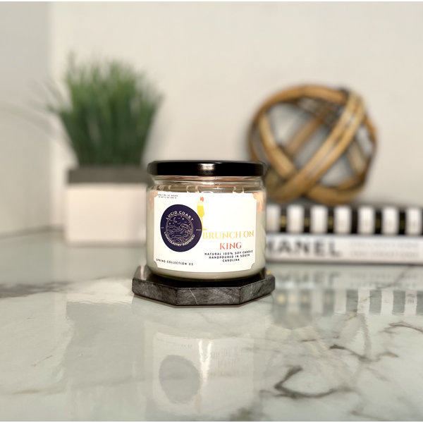 Lucid Coast Candle Company Brunch On King Vegan Soy Candle Wayfair